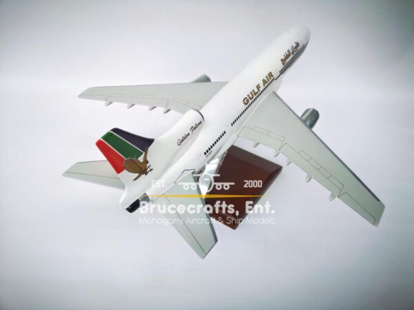 Model of Lockheed L-1011 TriStar-200 Gulf Air with detailed craftsmanship.